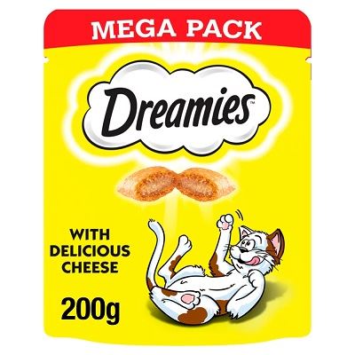 Pecyn Mega Caws Dreamies 6x200g