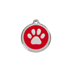 Paw Print Red  - Small