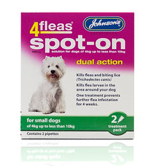 JVP 4Fleas Spot-On Dog Small 2x6