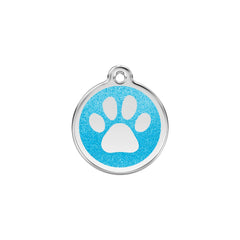 Paw Print Aqua - Large