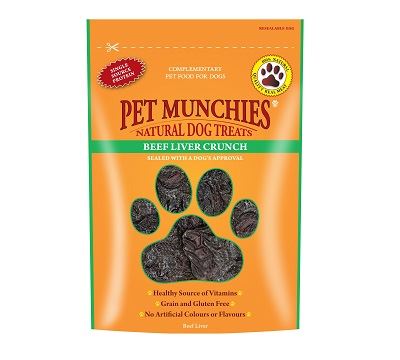 Anifeiliaid Anwes Munchies Trin Cŵn Afu Crunch8x90g