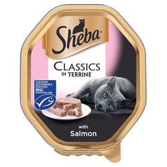 Hambwrdd Sheba Eog Terrine Clasurol 22x85g