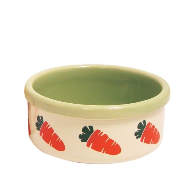 Rosewood Ceramic Bowl Carrot Design