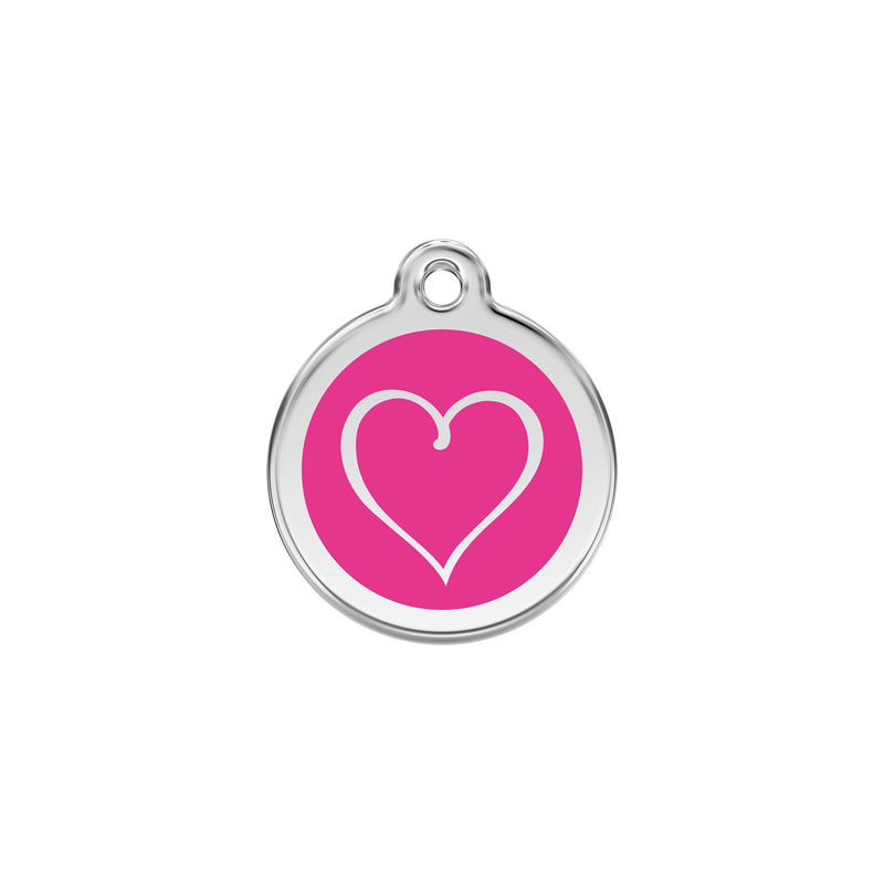 Tribal Heart Hot Pink - Small