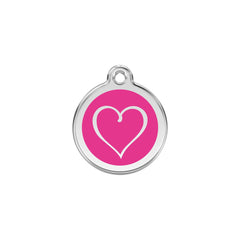 Tribal Heart Hot Pink - Small