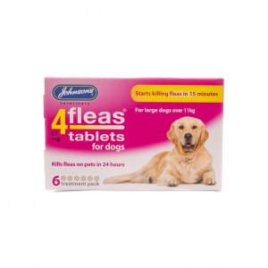 Ci Tabs JVP 4Fleas x6(6x57mg)(&gt;11kg)