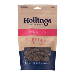 Hollings 100% Nat Beefy Bites 8x250g