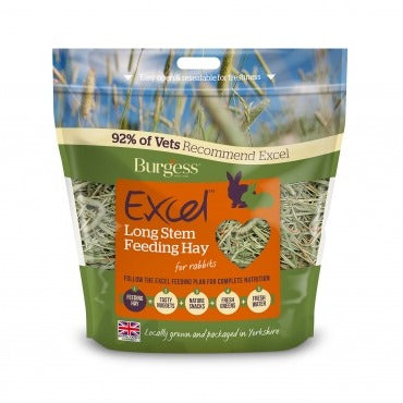 Burgess Excel Long Stem Feeding Hay - 1KG