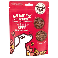 Lilys Kitchen Beef Mini BurgerTrt 8x70g