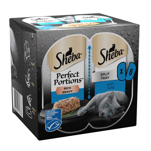 Sheba Dognau Perffaith Tiwna Grvy 8x3x75g