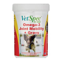 Symudedd ar y Cyd + Grefi VetSpec Omega 3