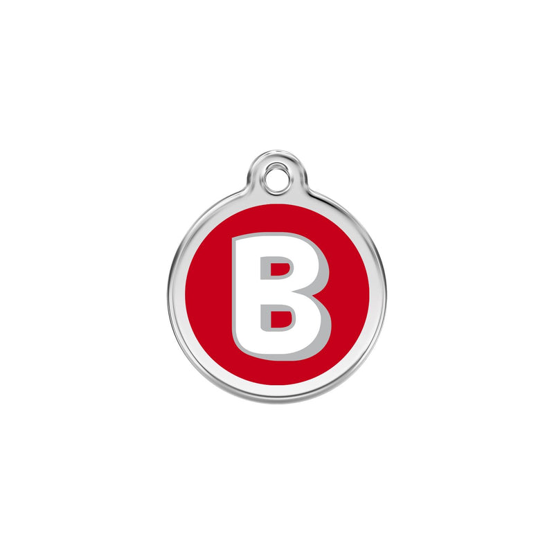 Alphabet Tag Letter B Red - Large