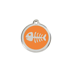 Fish Skeleton Orange - Small