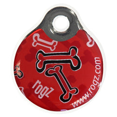 Rogz ID Tagz Instant Resin Tag Red Bone