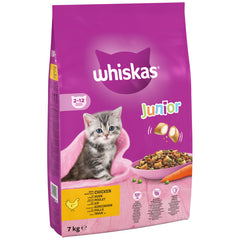 Whiskas Sych 2-12 Mth Kitten Cyw Iâr - 7KG