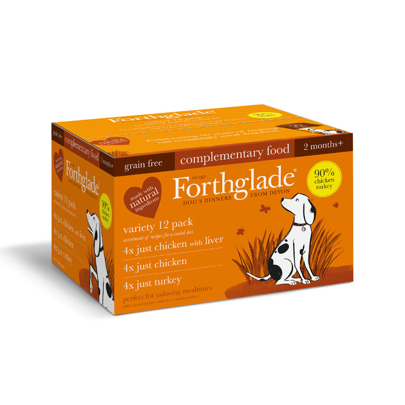 Forthglade Just Poultry Mix GF 12x395g