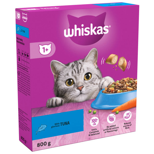 Whiskas Sych 1+ Tiwna 5x800g