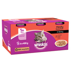 Tuniau Whiskas 1+ Grefi Cig 4x6x400g