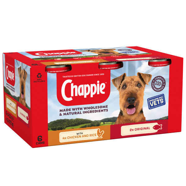 Chappie Tins Loaf Favourites 4x6x412g