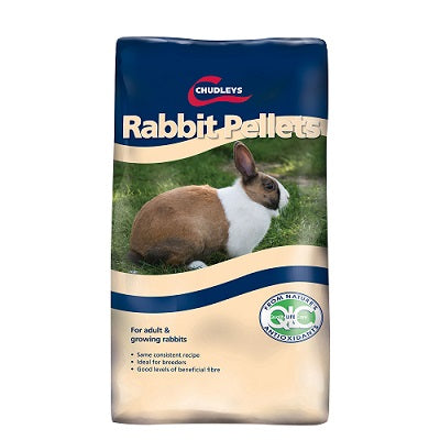 Chudleys Rabbit Pellets (Plain) - 20KG