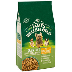 James Wellbeloved Dog Adult Small Brd Trk & Veg Grain Free - 1.5KG