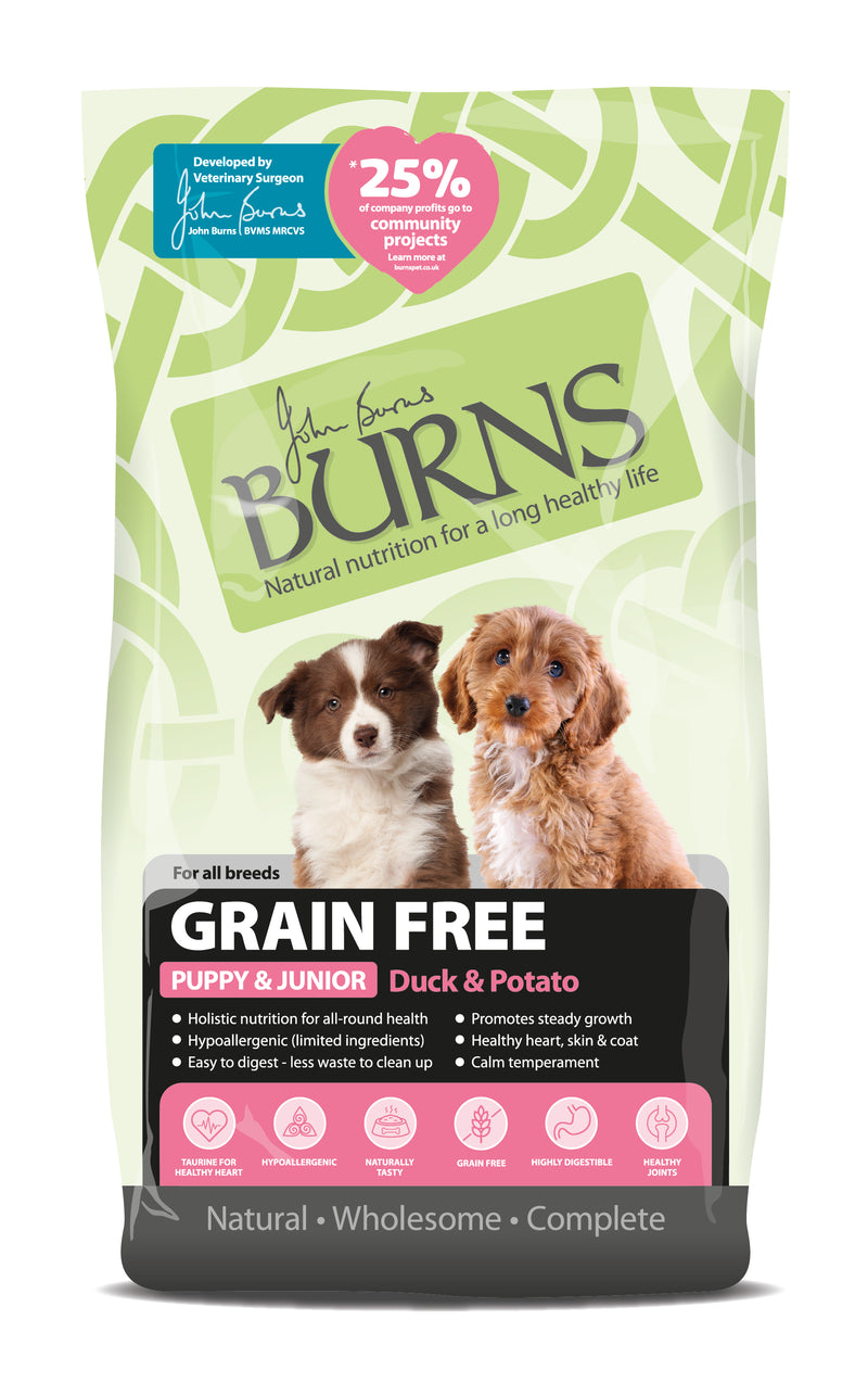 Burns Puppy Grain Free Duck - 6KG