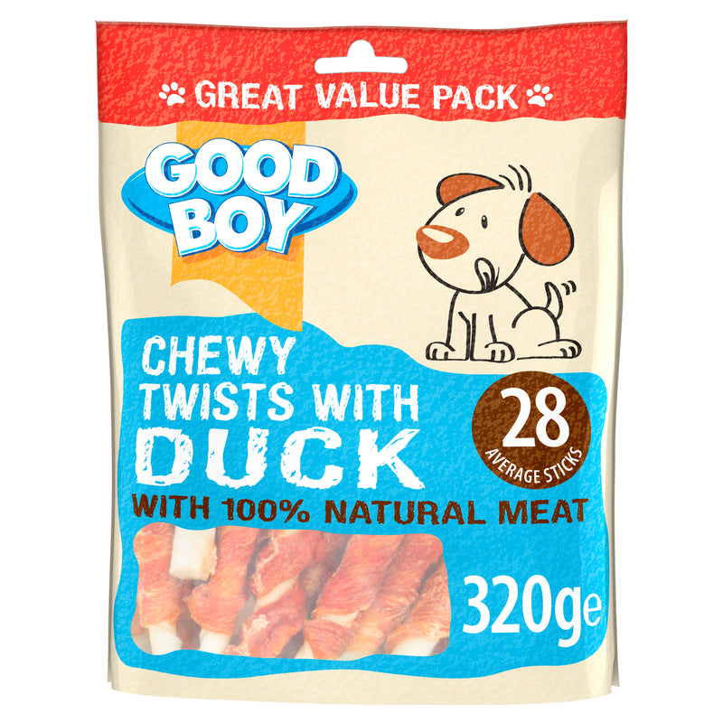 Good Boy Chewy Twists with Duck 3x320g