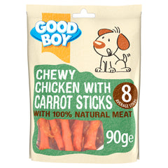 Good Boy Chicken & Carrot Sticks 10x90g