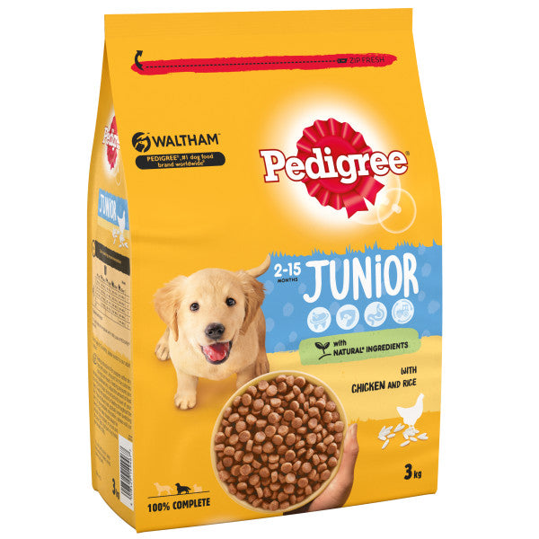 Pedigree Puppy/Junior Med Chicken 3x3kg