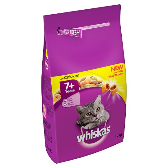 Whiskas Sych 7+ Cyw Iâr - 1.9KG