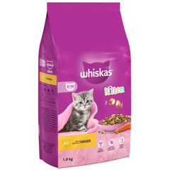 Whiskas Sych 2-12 Mth Cyw Iâr Cainc - 1.9KG