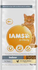 Iams Cat Adult Vitality Indoor C 2x2kg