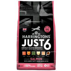 Harringtons Dog Just 6 Salmon 4x2kg