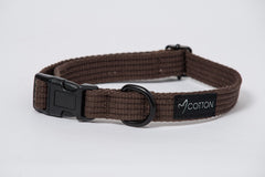 Gor Cotton Collar Small Brown 1.5cm