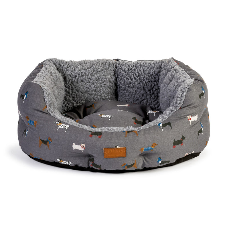 FatFace Marching Dogs Deluxe Slumber Bed - 45cm