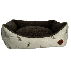Snug & Cosy Hare Print Rectangle Bed