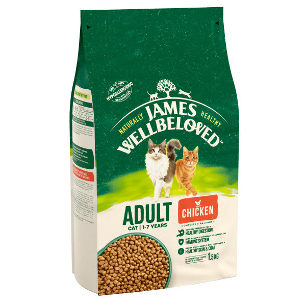 James Wellbeloved Cat Adult Chicken & Rice - 1.5KG