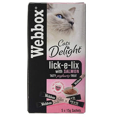 Webbox Lick e Lix Yoghurt Salmon 5x10