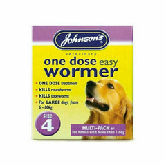 JVP 1 Dose Wormer Dogs Size 4 (3x8 Tablets)