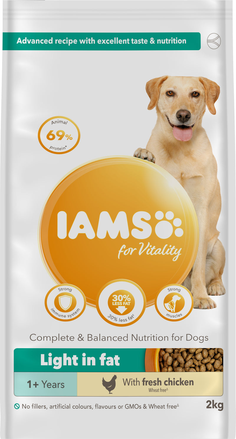Iams Dog Adult Vitality Light Fat 2x2kg