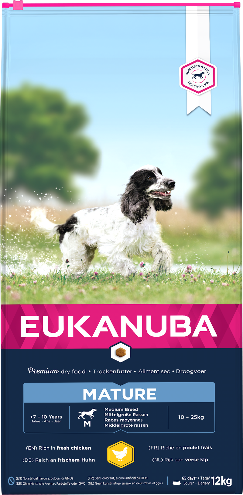 Cyw Iâr Brid Med Eukanuba Aeddfed - 12KG