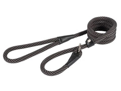 Ancol Extreme Rope Slip Lead Blk/Gry12mm