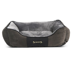Scruffs Chester Box Bed Grey 75x60cm