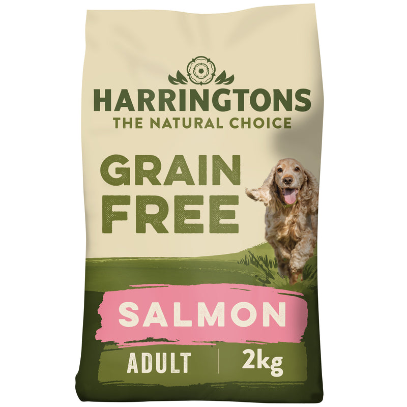 Harringtons Dog Grain Free Salmon&St/Pot - 2KG