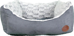 Snug & Cosy Novara Rectangle Charcoal Bed