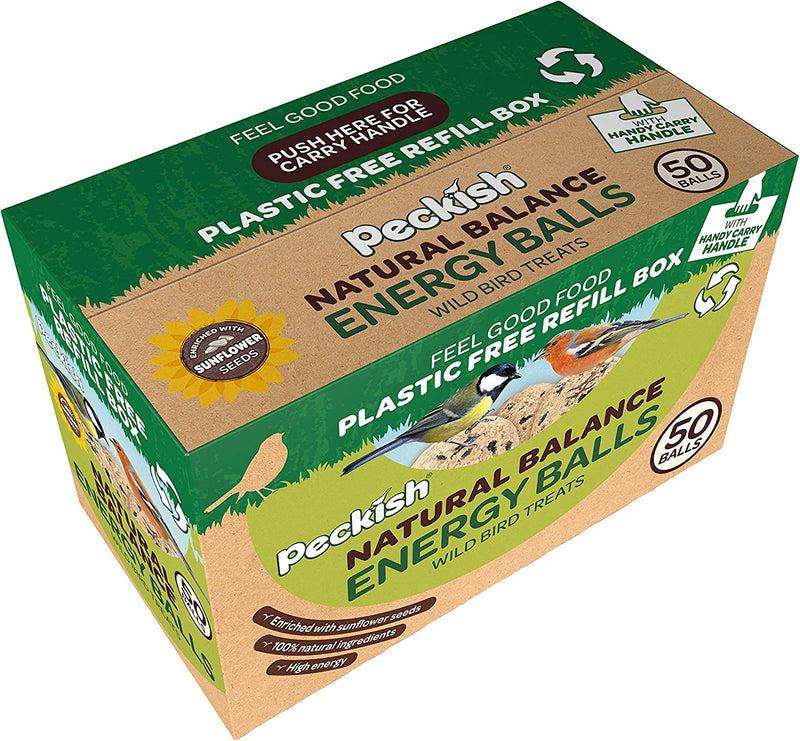 Peckish Natural Balance Energy Balls 50 Refill Box