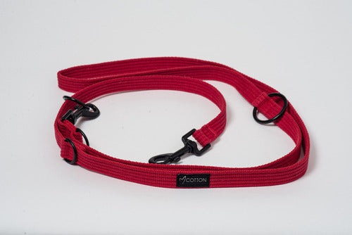 Gor Cotton Training Leash Medium Red 2cm