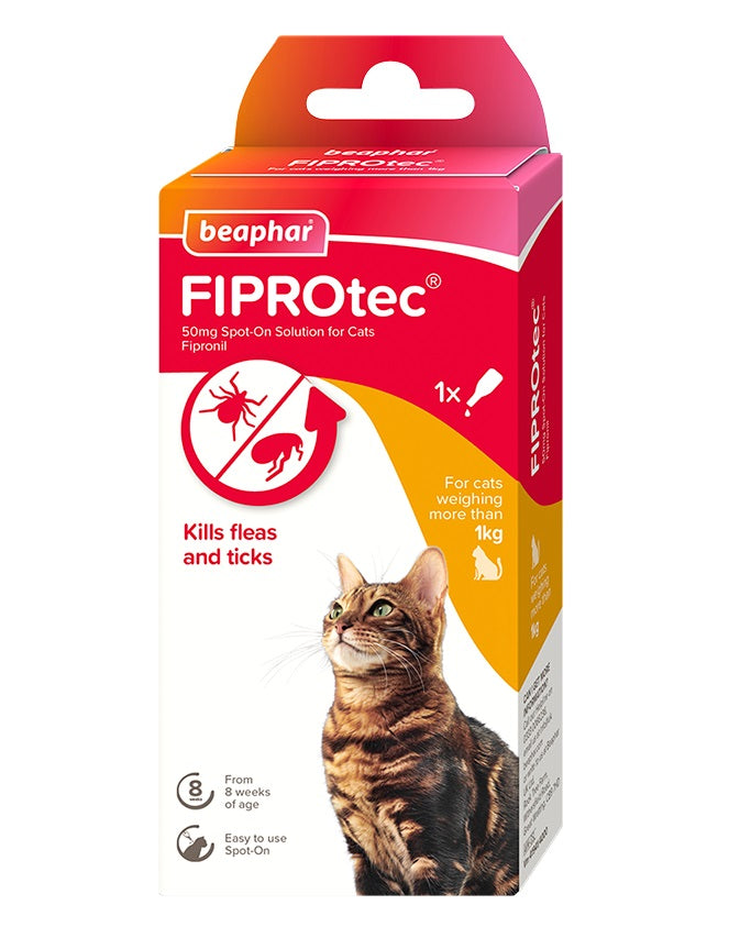 Beaphar FIPROtec Cat 1 pibed x6