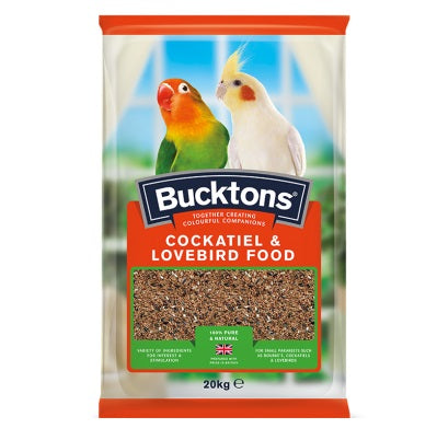 Bucktons Cockatiel & Lovebird Mix - 20KG