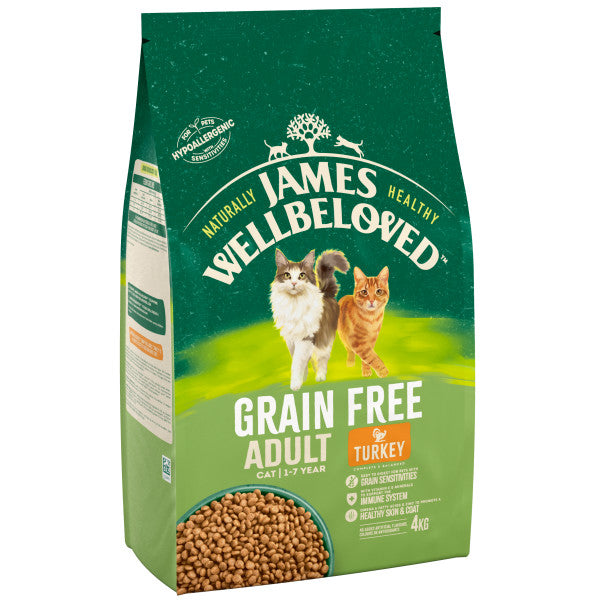 James Wellbeloved Cat Adult Turkey Grain Free - 4KG